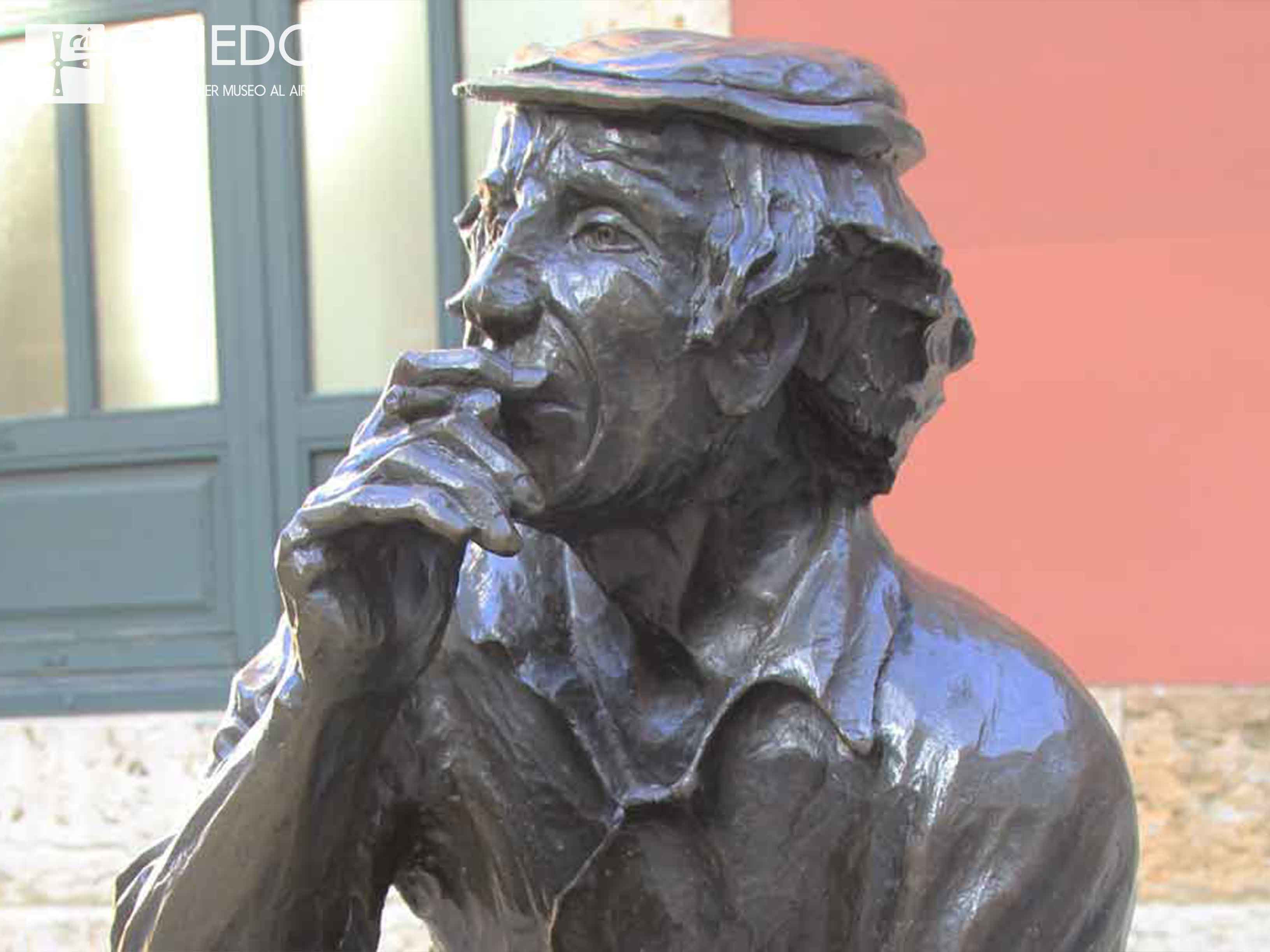 Escultura El Vendedor de pescado